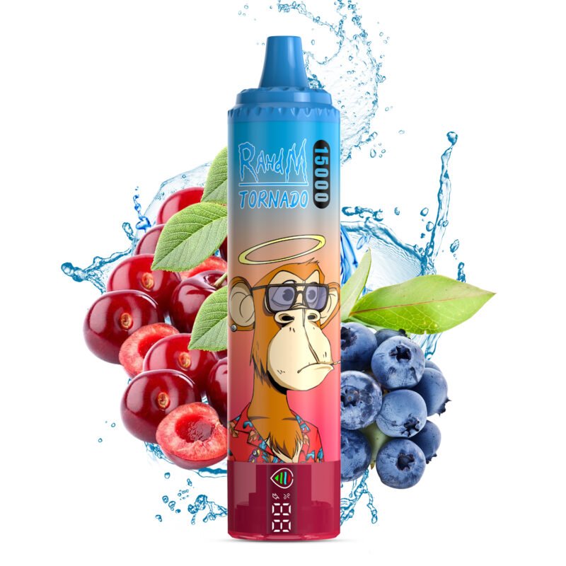 Fumot RandM Tornado 15000 BLUE RAZZ CHERRY
