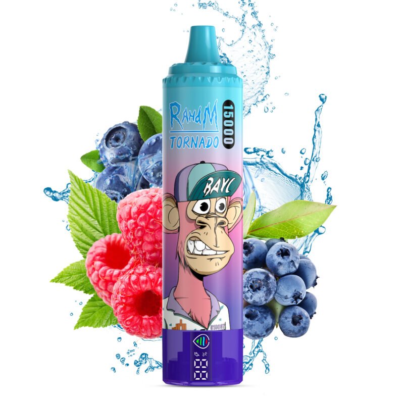 Fumot RandM Tornado 15000 BLUE RAZZ CHERRY