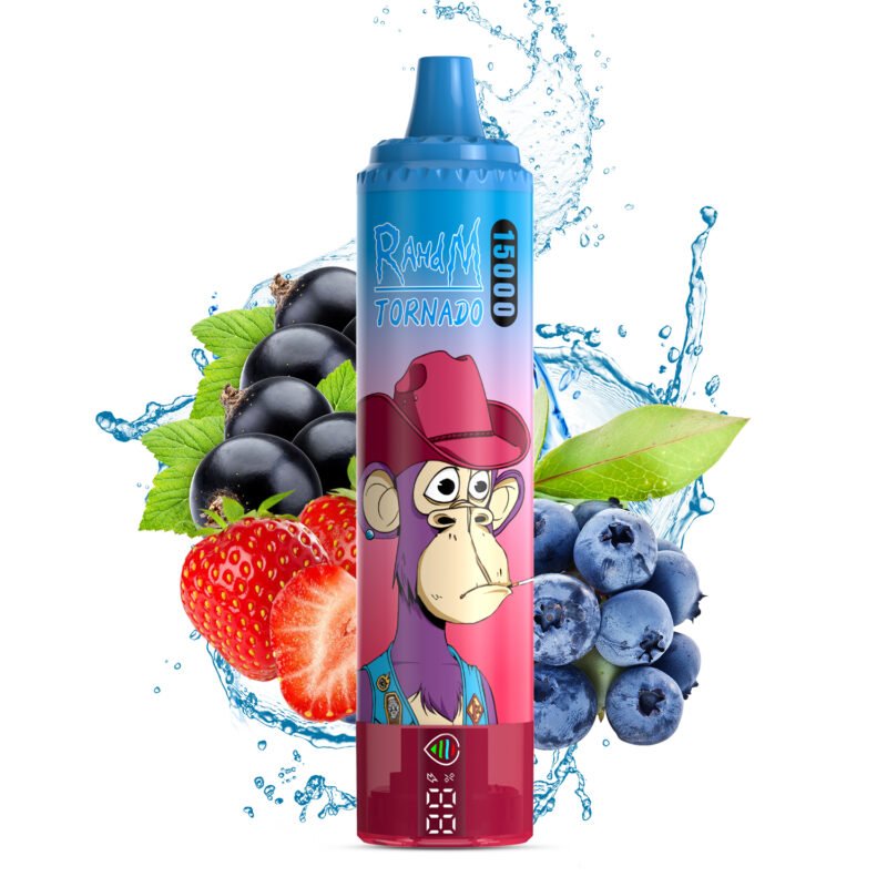 Fumot RandM Tornado 15000 BLUE RAZZ CHERRY